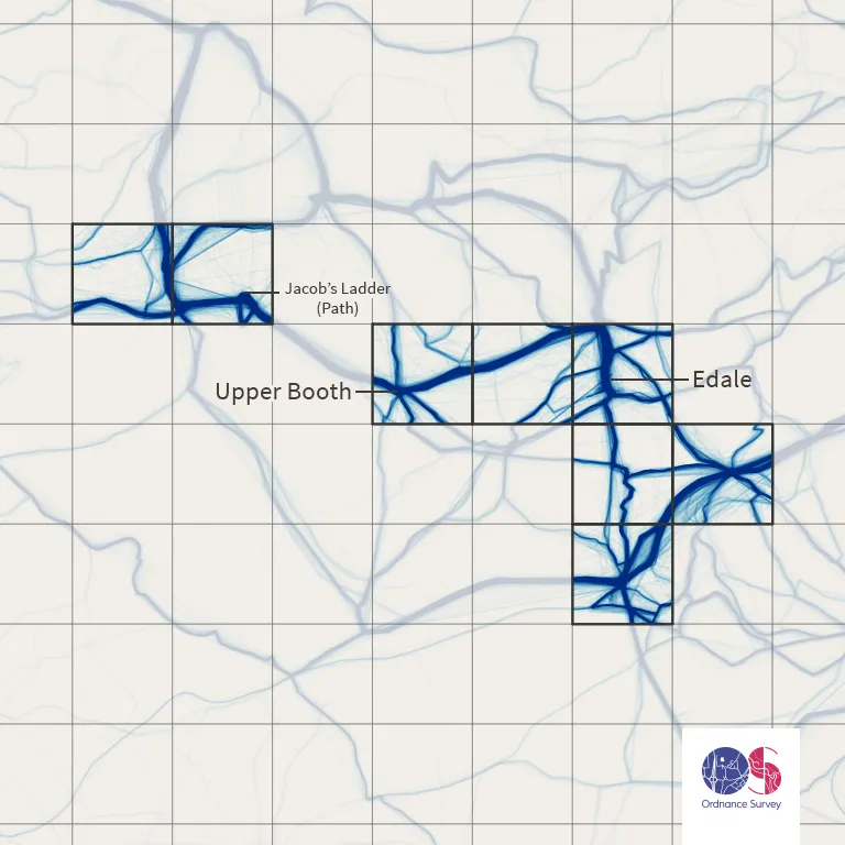 Edale route cluster