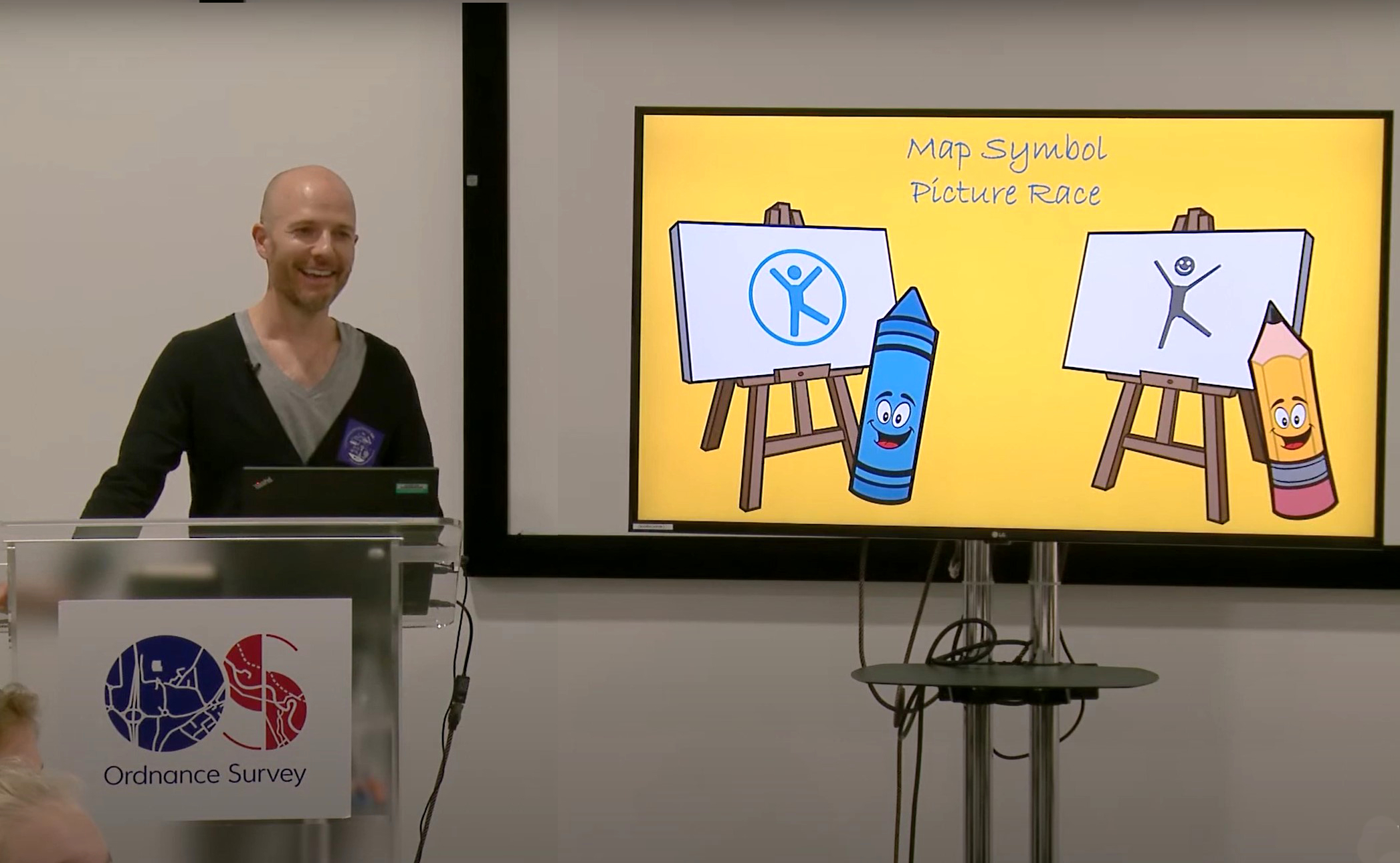 Screenshot from cartography video