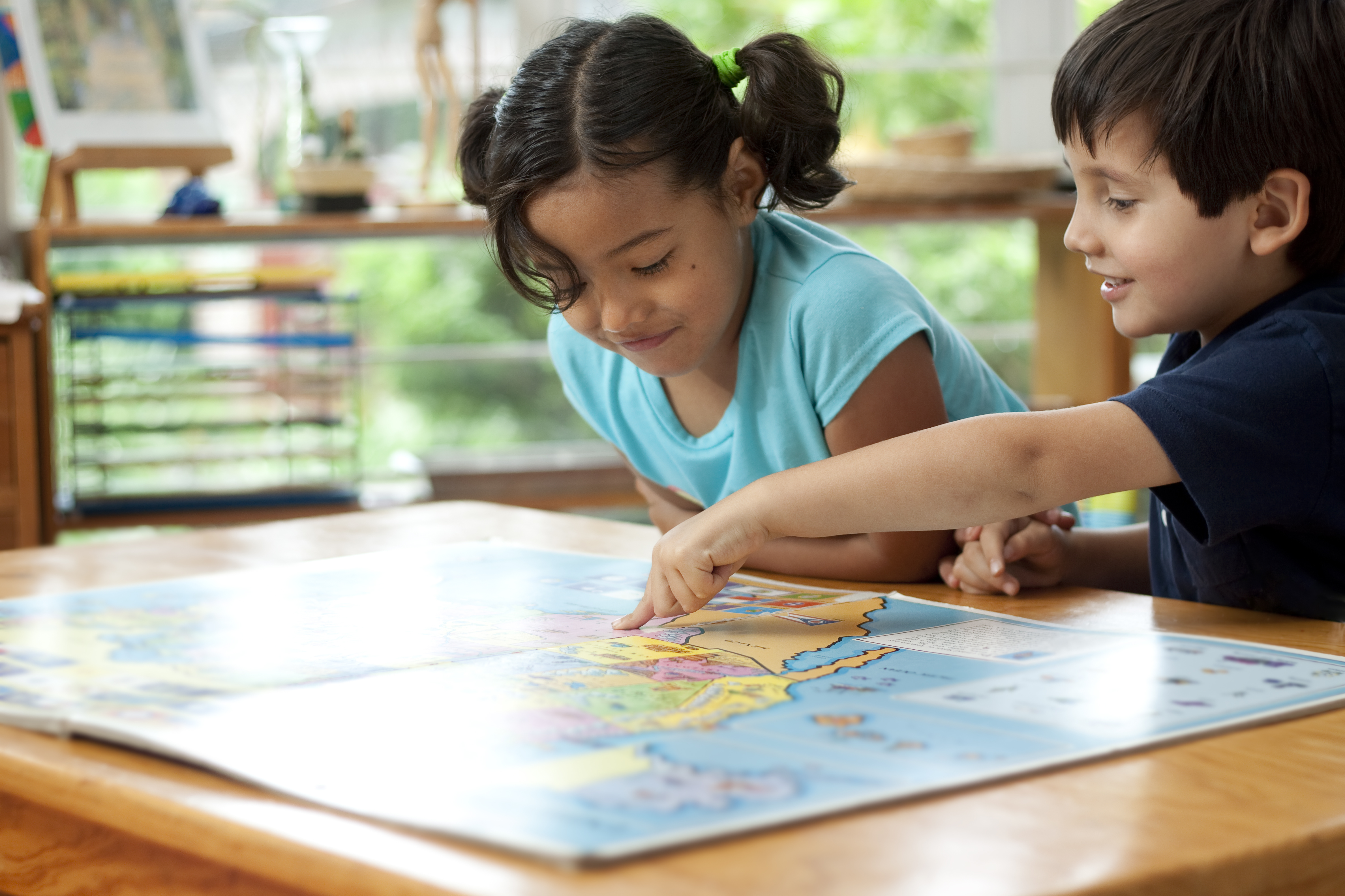 Early years learning about maps